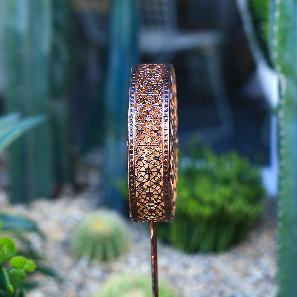 Round Hollow Waterproof Solar Light Li002669