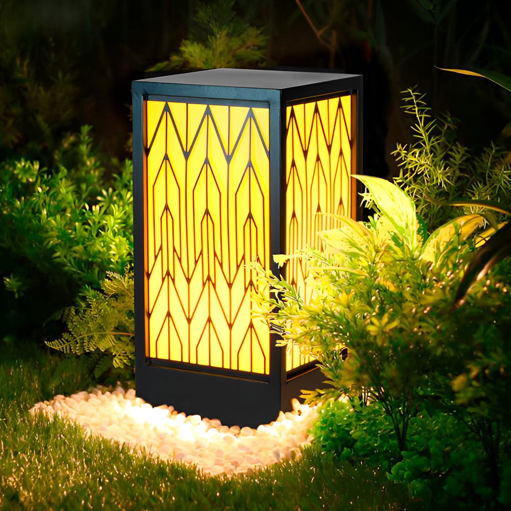 Black Yard Decor Outdoor Landscape Lighting Ha079584