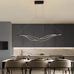 Long Waves Lines Nordic Pendant Light Ha084209