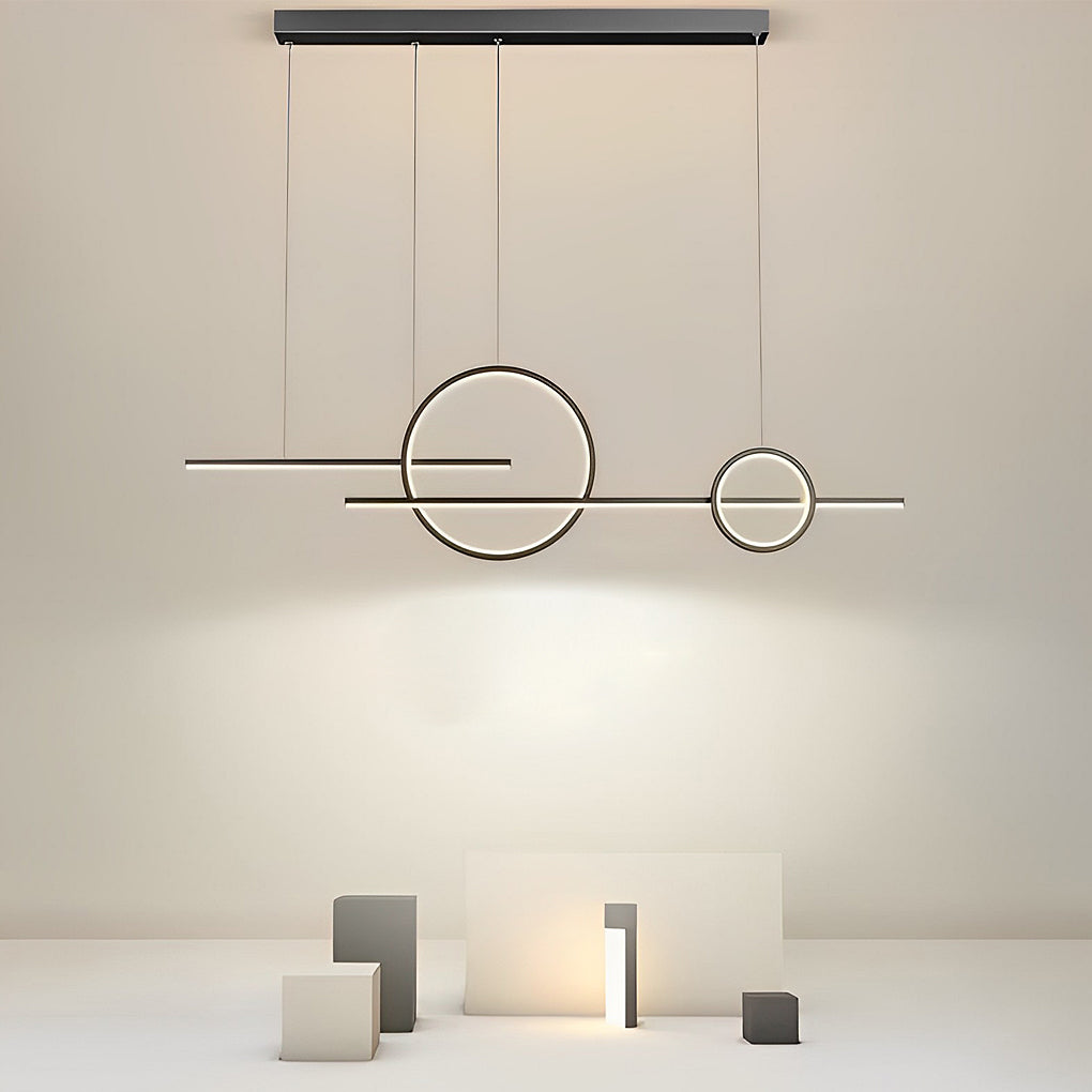 Long Strip Led Pendant Light Ha082375