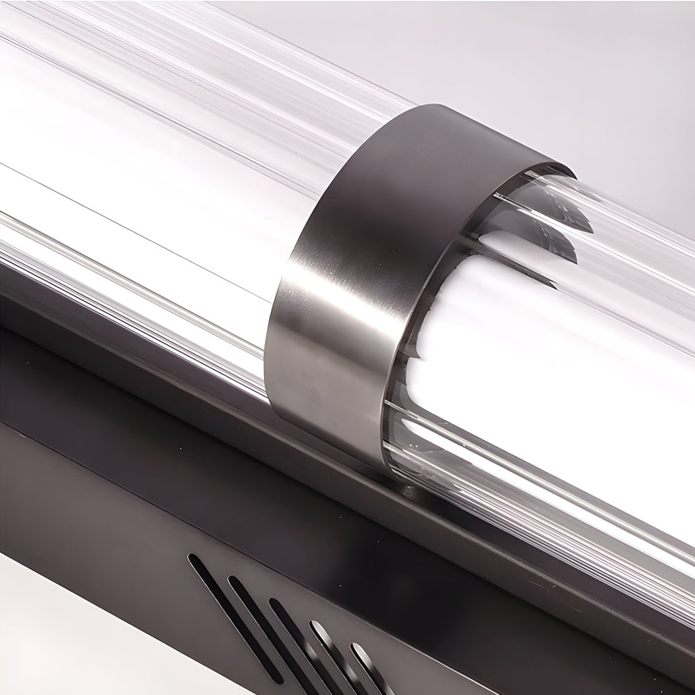Modern Long Acrylic Tube Led Metallic Indoor Sconce Wall Lamp 27 55 35 43