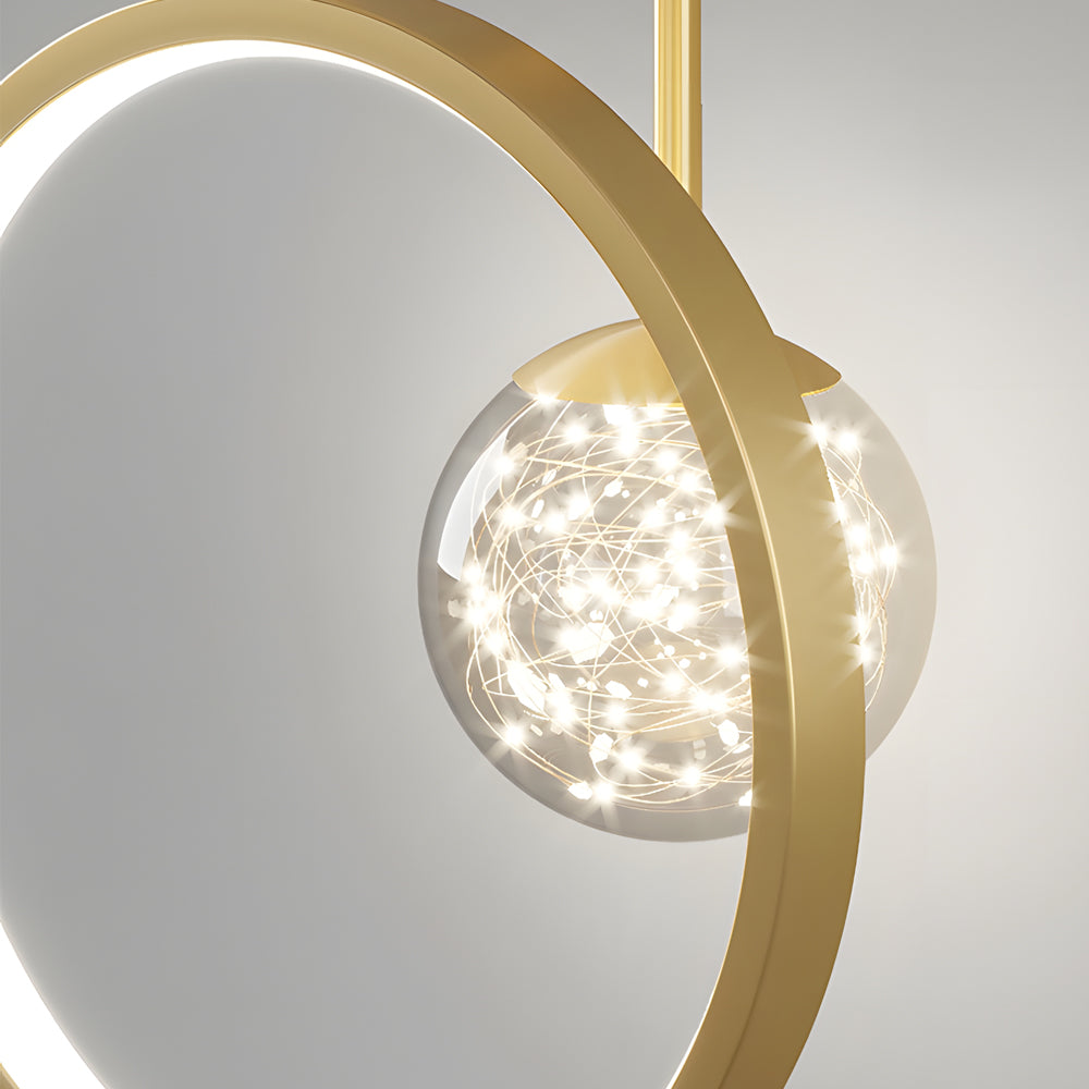 Antlers Decor Rings 3 Step Dimming Dimmable Led Modern Pendant Lights Li002771