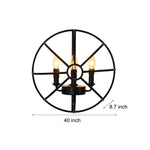Candlelight Black Wall Light Ha097413