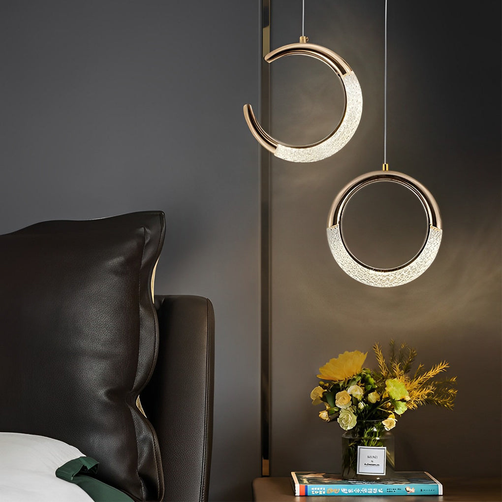Moon Rings Led Pendant Lighting Ha084508