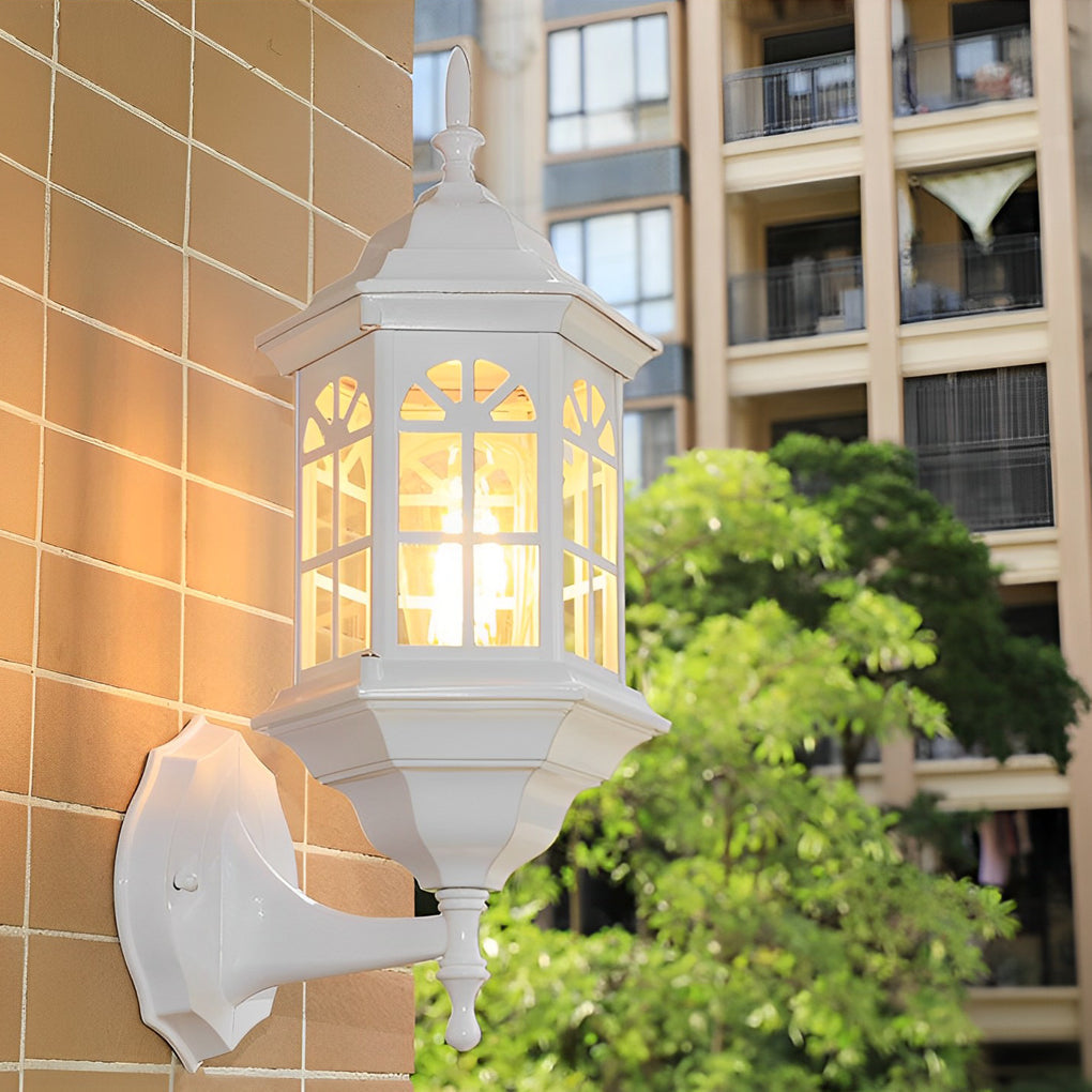 Glass European Style Outdoor Wall Lamp Li002333