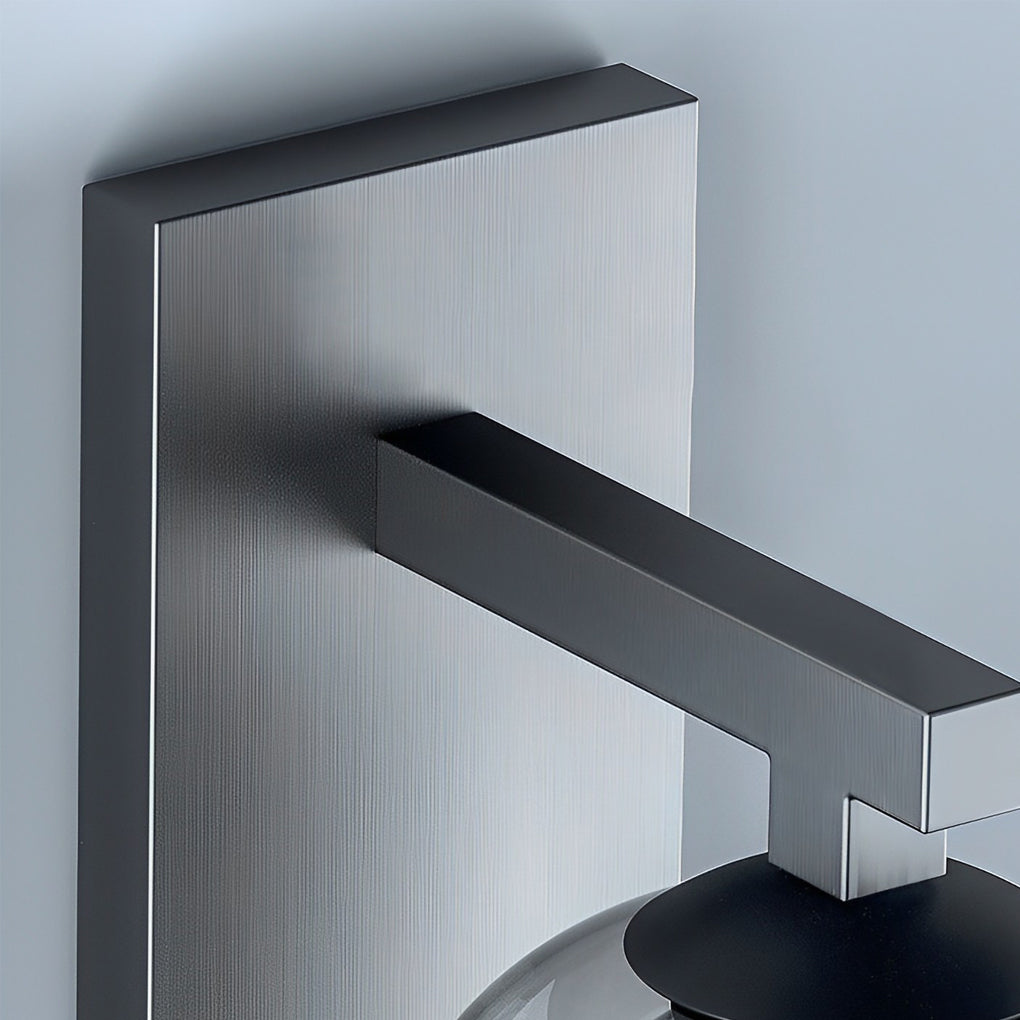 Nordic Minimalist Double-Layer Glass Wall Sconce for Modern Interiors