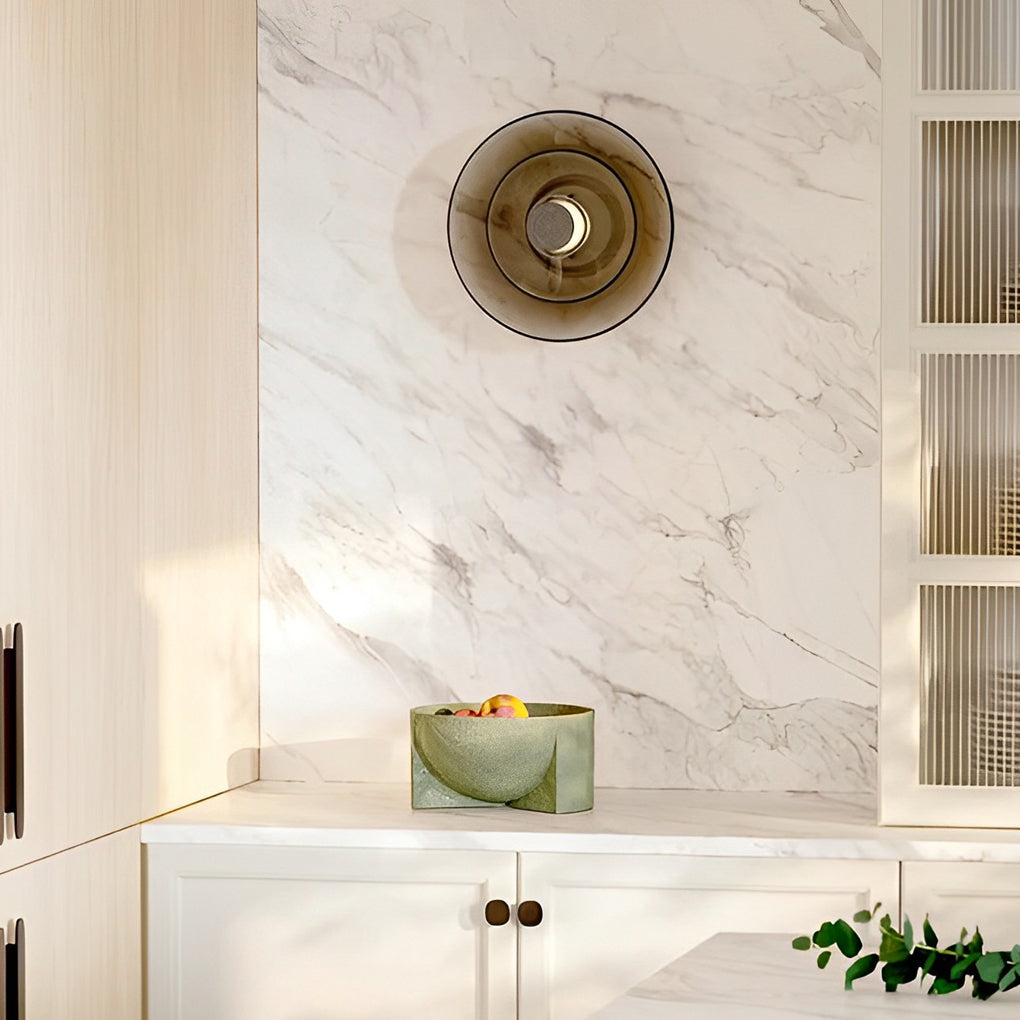 Double Layer Round Nordic Wall Light Ha098900