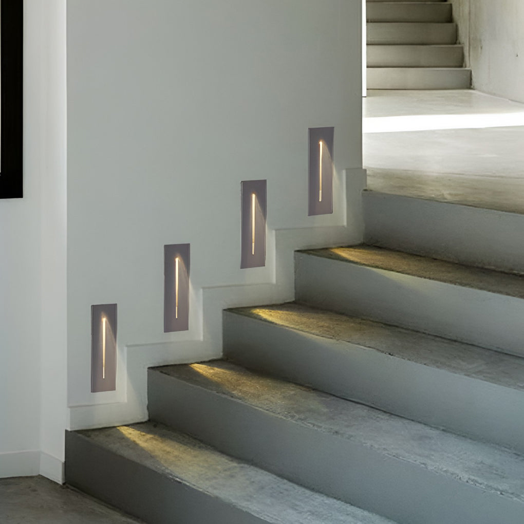 Industrial Rectangle 3W Led Ip65 Waterproof Embedded Stair Wall Lights