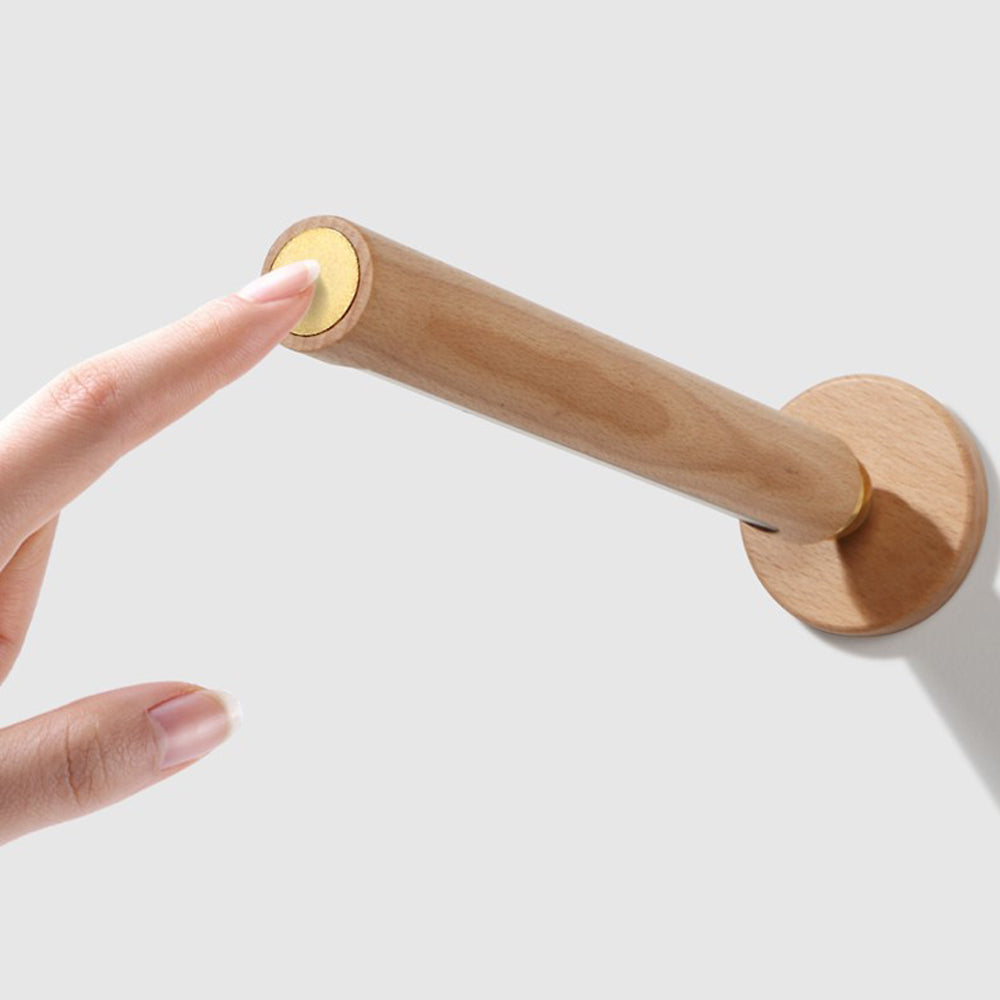 Rotation Wood Led Portable Magnetic Usb Touch Night Light