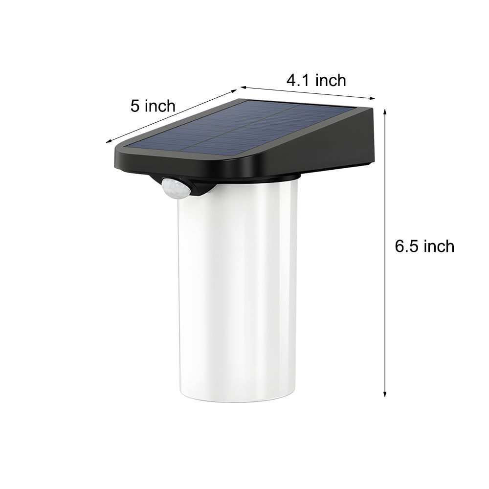 Modern Led Black Outdoor Solar Wall Lights With Motion Sensor