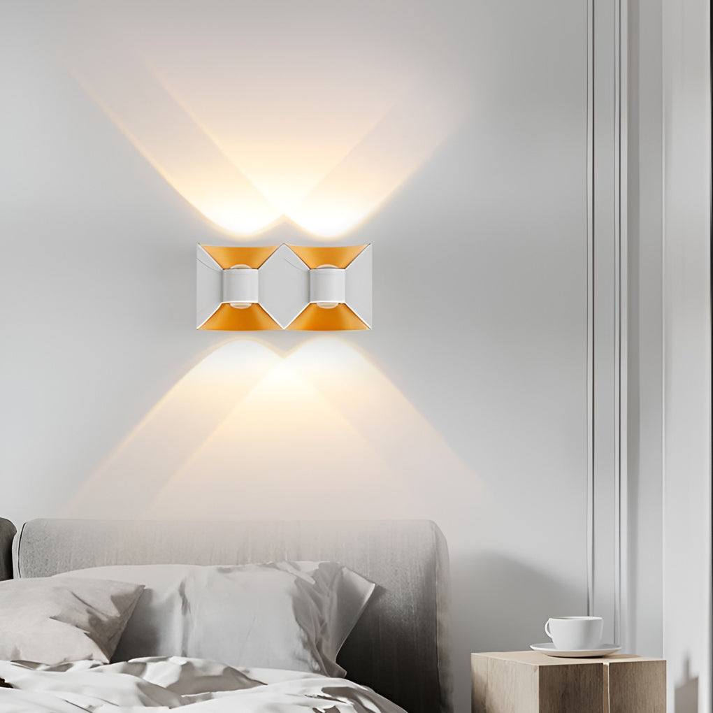 Square Up And Down Lights Led Waterproof Outdoor Sconces