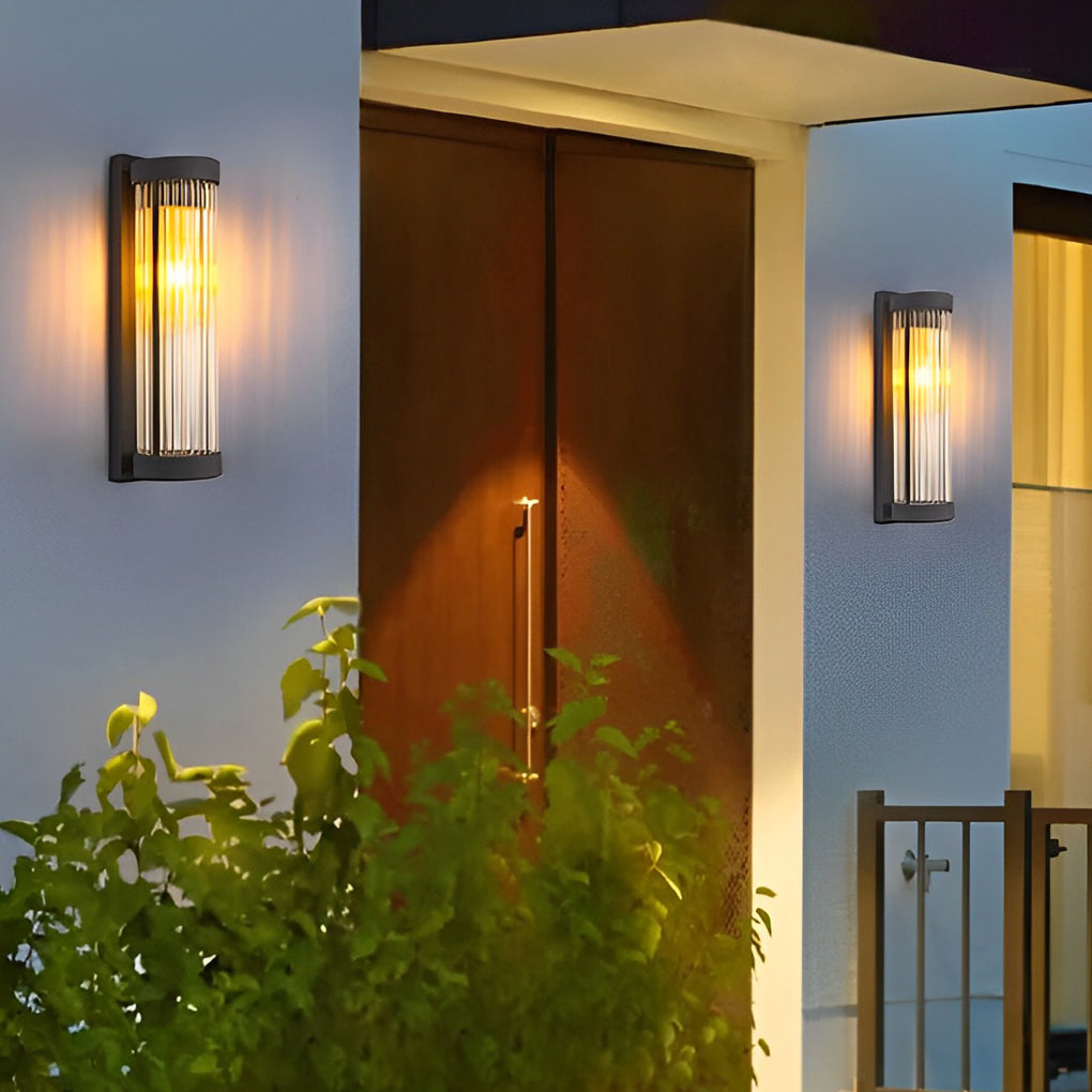 Glass Waterproof Led Solar Wall Lamp Li002312