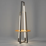 Modern 63 Inch Metal Led And Tray Floor Lamp For Living Room