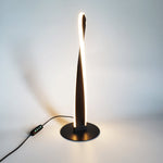 Minimalist Twisted Flast Column Led Art Iron Acylic Table Lamp