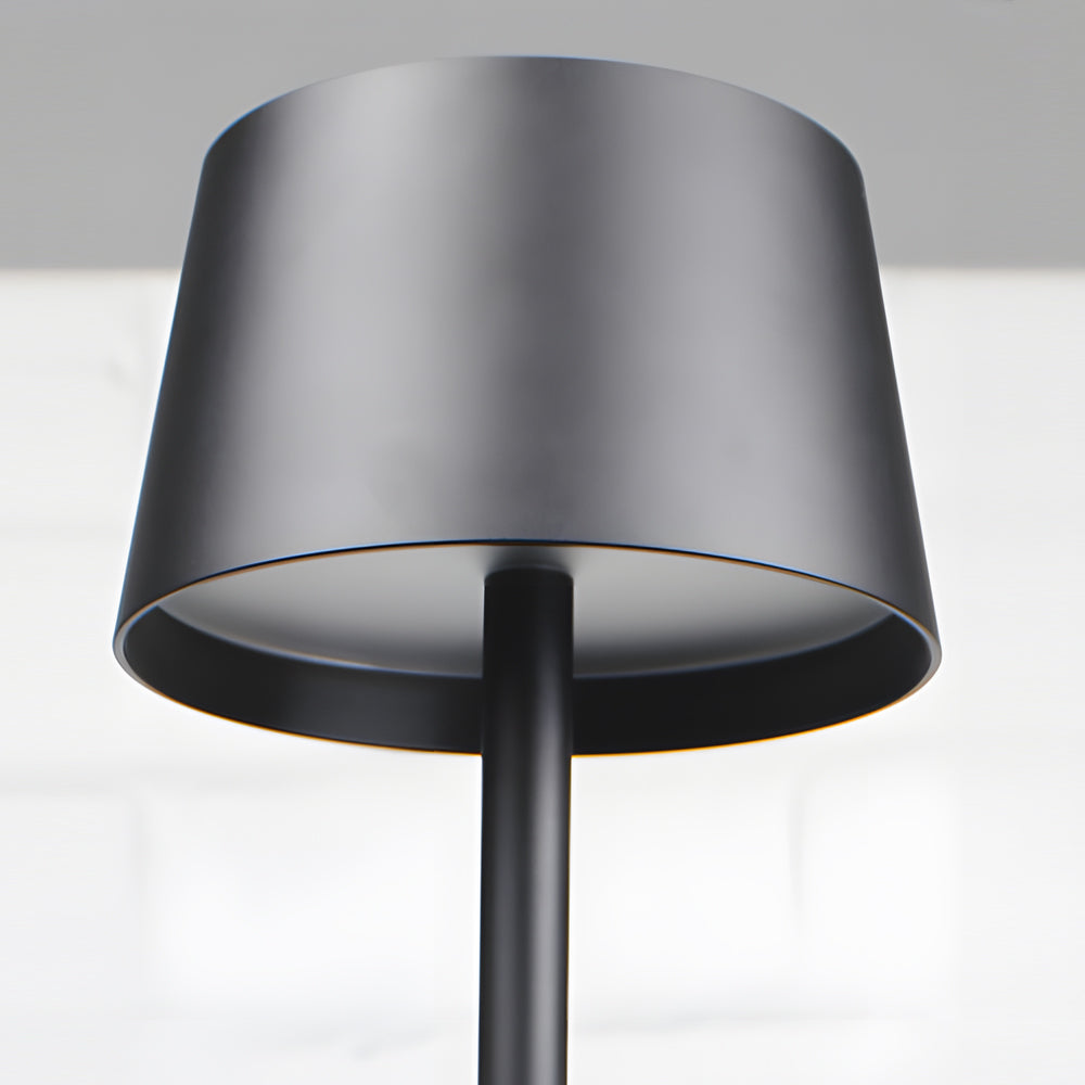 48 8 In Black Touch Dimming Led Rechargeable Floor Lamp