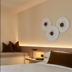 Modern Sipmple Round Alabaster Wall Light