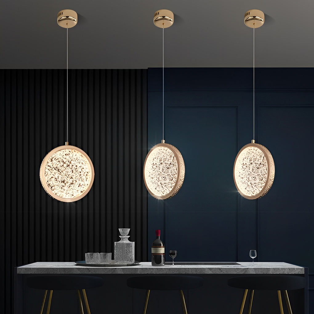 Round Modern Pendant Lights Ha076653