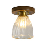 Square Iron Frame American Country Style Ceiling Light Fixture 1