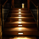 Rectangular Grilles 3W Led Ip65 Stair Wall Reccessed Lights Integrated Step Lighting