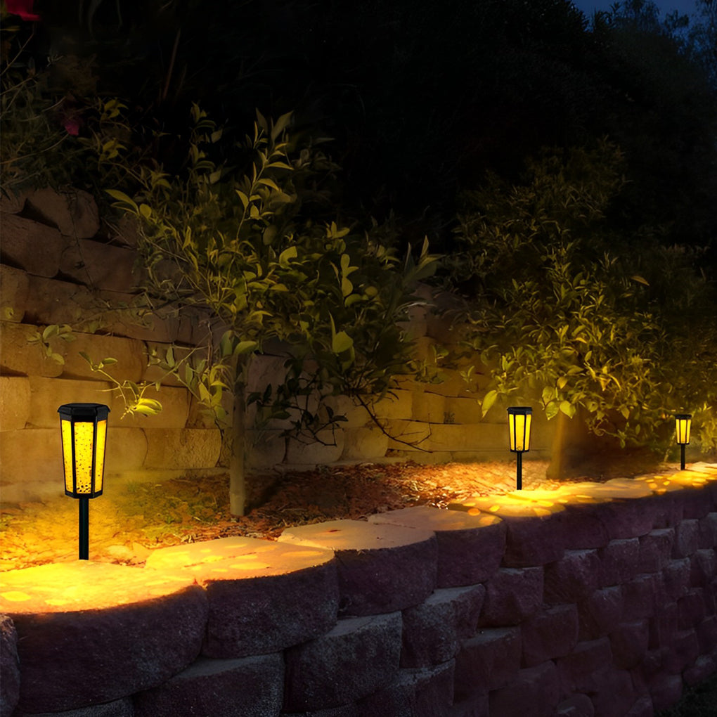 Hexagon Hollow Outdoor Lawn Lamp Ha084099