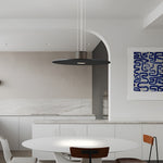 Round Plate Shaped Led Modern Pendant Light