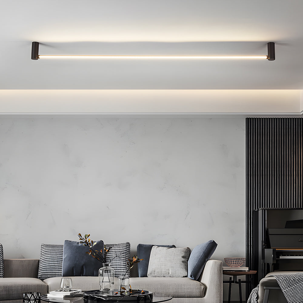 Modern Black Led Linear Ceiling Lights L 23 6 35 5 47 2