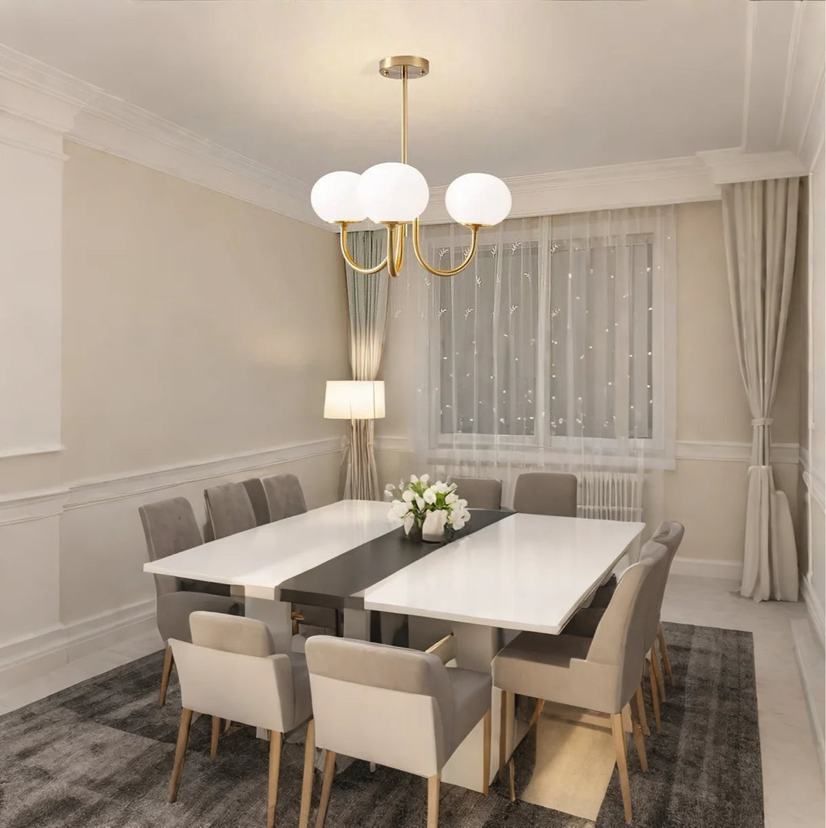 Nordic Minimalist Ceiling Chandelier Gold Silvery For Living Room Child Bedroom Pendant Lamp Home Decor Lighting Luster Fixture