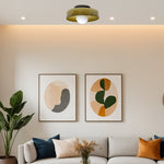 Modern Round Flush Mount Ceiling Light
