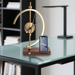 Chic Luxury Lamp Clock