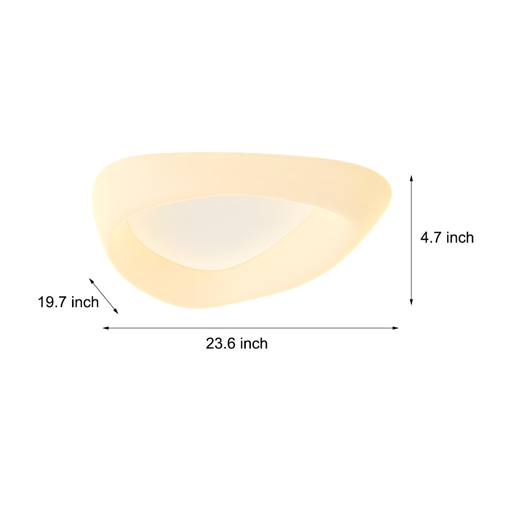 Creative Cobblestone Led Three Step Dimming Modern Ceiling Lights Fixture