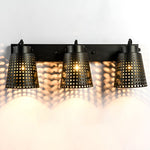 Retro Iron Hollow Adjustable Plug In Wall Sconce