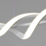 Long Strip Waves Dining Room Chandelier Ha098551