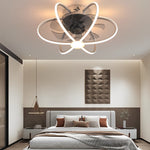 Flower Bladeless Ceiling Fans With Remote Ha082877
