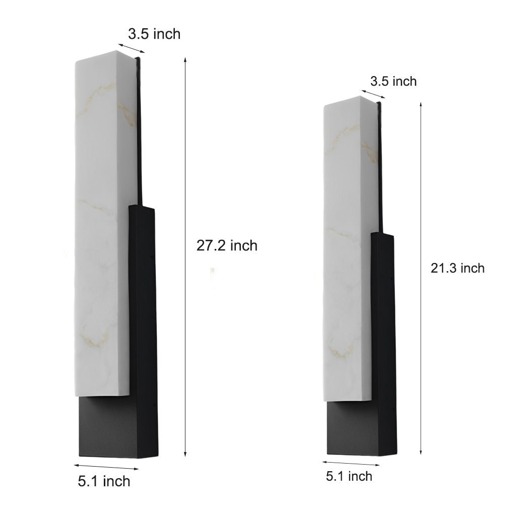 Imitation Marble Shade Outdoor Wall Light Ha093254