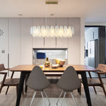 Glass Feathers Dining Room Light Ha098702