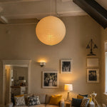 Large Paper Lantern Cage Chandelier