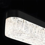 1 Light 47 24 In Island Light Dimmable Black Linear Pendant Light