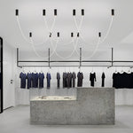 Flexible Long Leather Belts Pendant Light Ha082620
