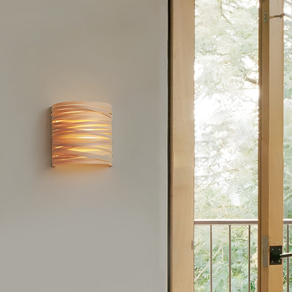 Semi Cylindrical Handmade Wall Lamp Li002348