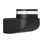 Modern Black Outdoor Wall Light with LED Up and Down Illumination