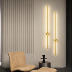 Luma Rod Portable Rechargeable Wall Sconce – Cordless Brass LED Light