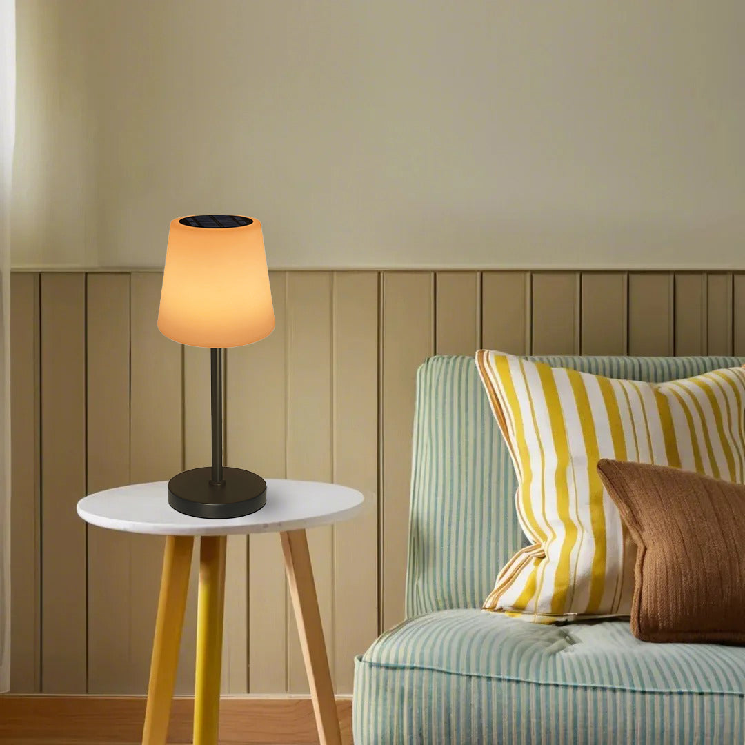 Aurelia Solar Table Lamp with Remote Control – Modern Minimalist LED