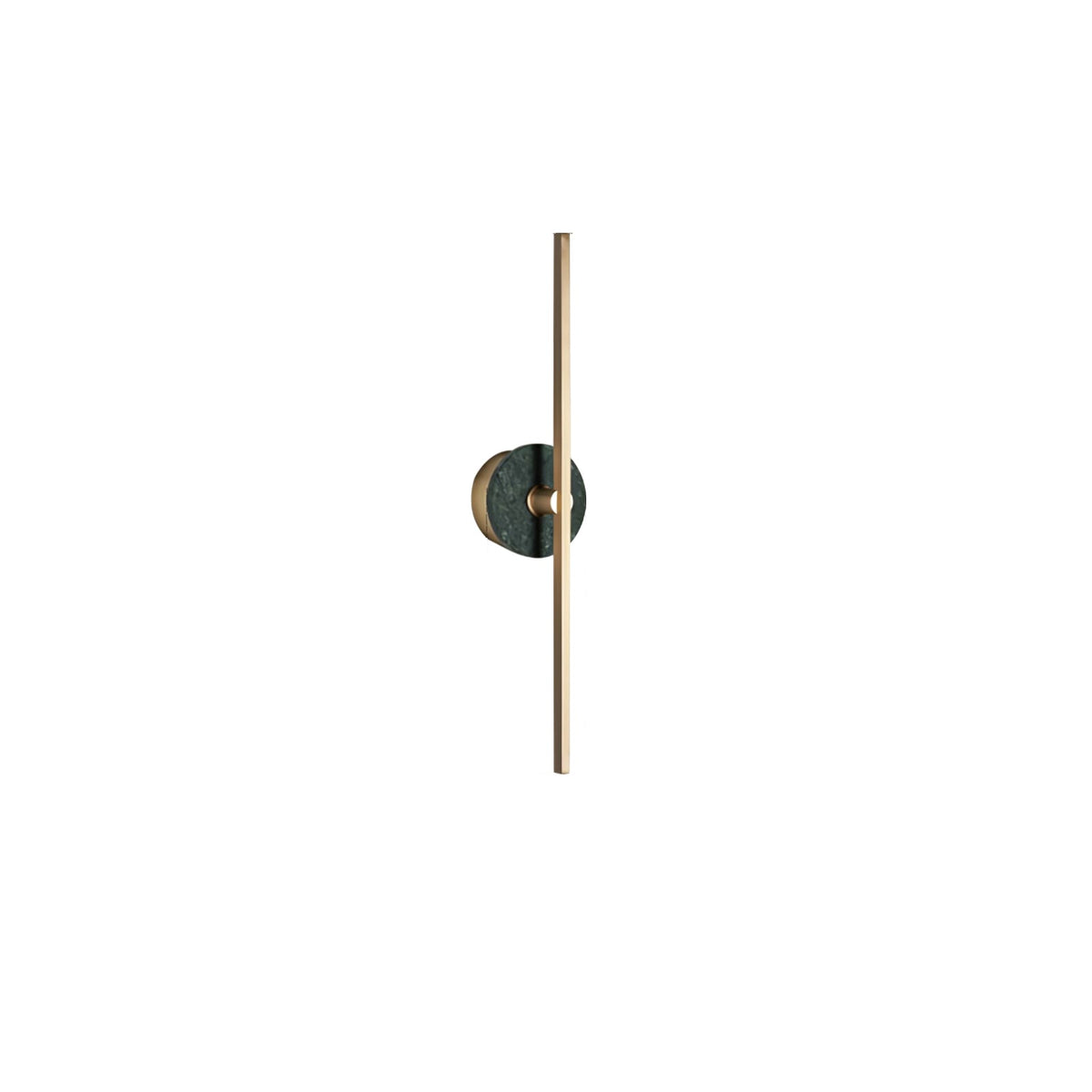 Zylaro Stone Wall Light – Brushed Brass & Marble LED Sconce