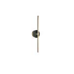 Zylaro Stone Wall Light – Brushed Brass & Marble LED Sconce