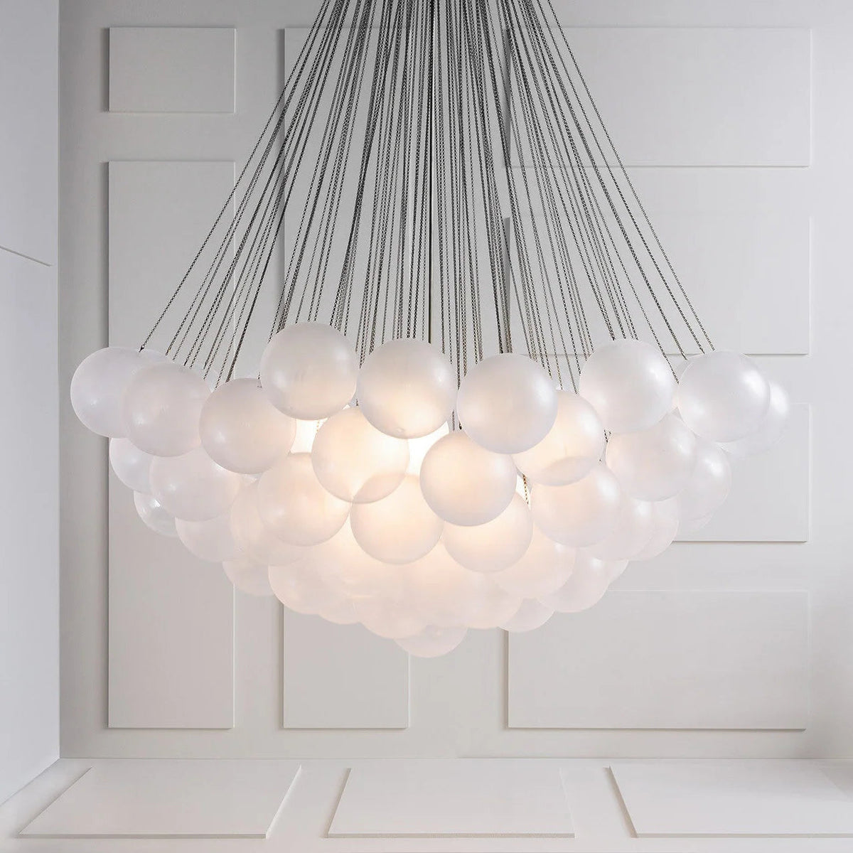 Aqua Sphere Chandelier