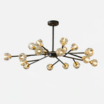 Glass Ball Cascade Chandelier