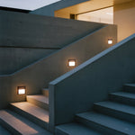 Geometric LED Step Lights for Outdoor Architecture, Minimalist Flush Mount