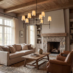 Axial Chandelier – Modern Sculptural Pendant Light for Dining Room and Living Space