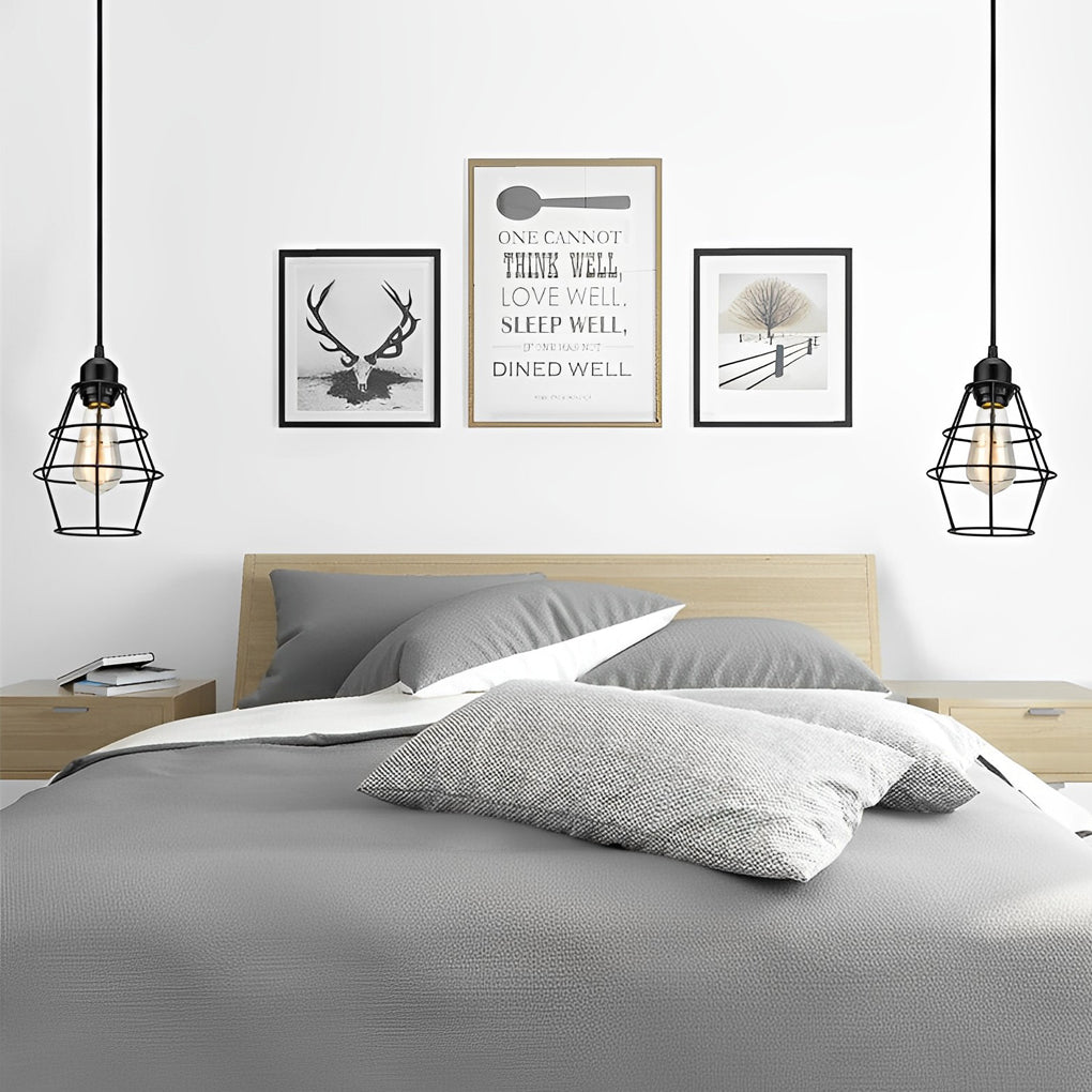 Retro Pendant Light With Button Switch Ha077906