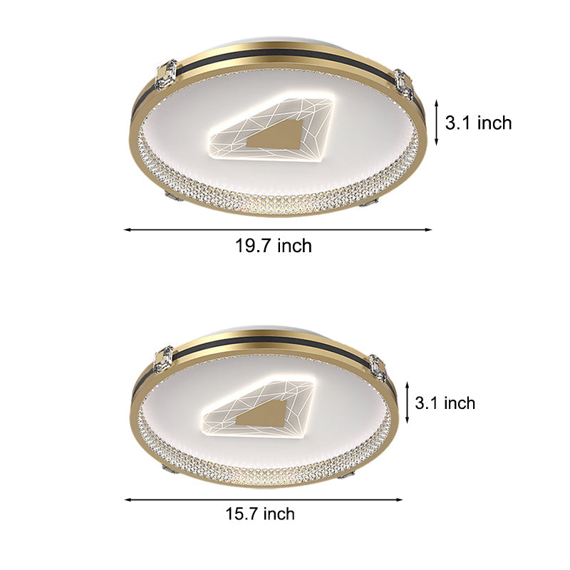 Circular Geometric Modern Ceiling Light Ha098311